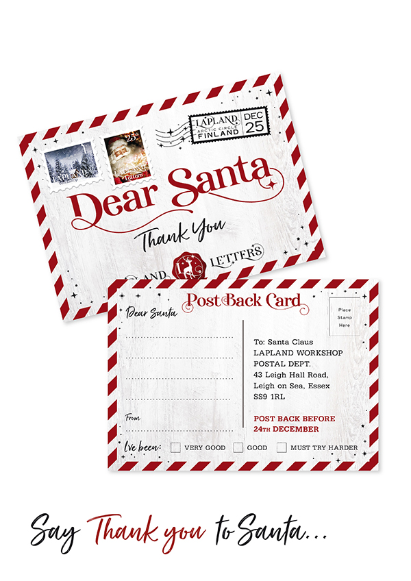 Santa postcard